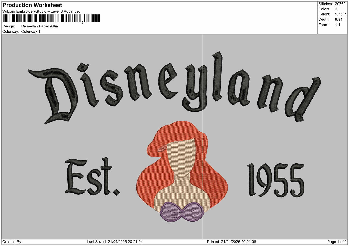 Disneyland Ariel