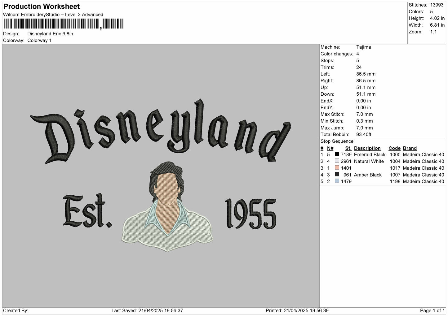 Disneyland Eric