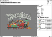 Dland Applique Train Embroidery File 6 sizes
