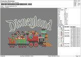 Dland Applique Train Embroidery File 6 sizes