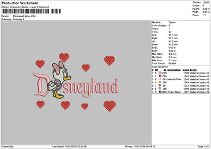 Dland Daisy Embroidery File 6 sizes