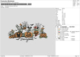 Dland Halloween 0909 Embroidery File 6 sizes