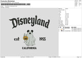 Dland Mickeyghost Embroidery File 6 sizes