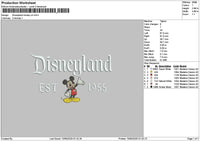 Dland Mickey V4 Embroidery File 6 sizes