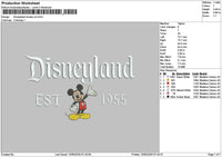 Dland Mickey V4 Embroidery File 6 sizes