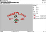 Disneyland Minnie Xmas Embroidery File 5 sizes