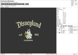 Dland Minnieghost Embroidery File 6 sizes