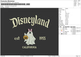 Dland Minnieghost Embroidery File 6 sizes