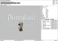 Dland Minnie V4 Embroidery File 6 sizes