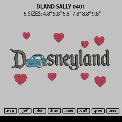 Dland Sally 0401 Embroidery File 6 sizes