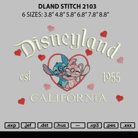 Dland Stitch 2301 Embroidery File 6 sizes