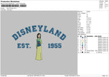 Dland Mulan Embroidery File 6 sizes