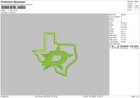 DLogo Embroidery File 4 size