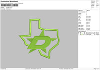 DLogo Embroidery File 4 size
