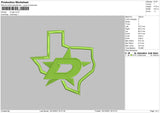 DLogo Embroidery File 4 size