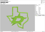 DLogo Embroidery File 4 size