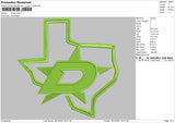 DLogo Embroidery File 4 size