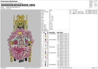 Doflamingo Embroidery File 4 sizes