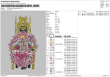 Doflamingo Embroidery File 4 sizes