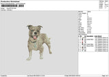 Dog 0812 Embroidery File 6 sizes