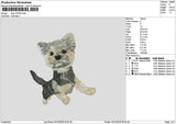 Dog 1910 Embroidery File 6 sizes