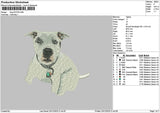 Dog 2012 Embroidery File 6 sizes