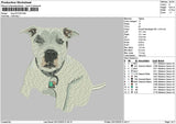 Dog 2012 Embroidery File 6 sizes