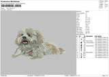 Dog V68 Embroidery File 5 sizes