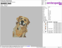 Dogie Embroidery File 4 size