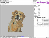 Dogie Embroidery File 4 size