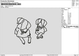 Dogline 0512 Embroidery File 6 sizes