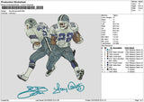 Players Smith Embroidery File 6 sizes