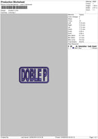 Doble Puff Embroidery File 6 sizes