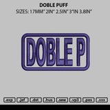 Doble Puff Embroidery File 6 sizes