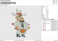 Doug Dimmadome Embroidery File 4 sizes