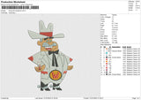 Doug Dimmadome Embroidery File 4 sizes