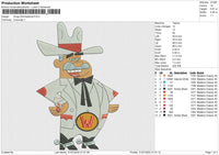 Doug Dimmadome Embroidery File 4 sizes