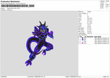 Dragon Cooler Embroidery Machine Design File 6 sizes