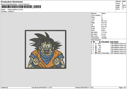 Dragon Square V2 Embroidery File