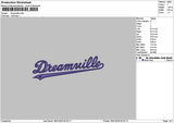 Dreamtext 1801 Embroidery File 6 sizes