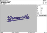Dreamtext 1801 Embroidery File 6 sizes