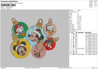 D Xmas Embroidery File 6 sizes