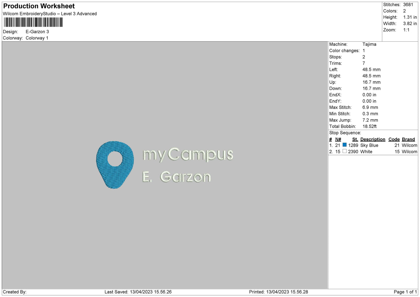 Campus Embroidery 4 Files