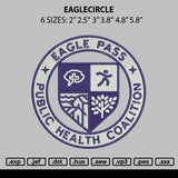 Eaglecircle Embroidery File 6 sizes