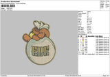 Ebetext Embroidery File 6 sizes