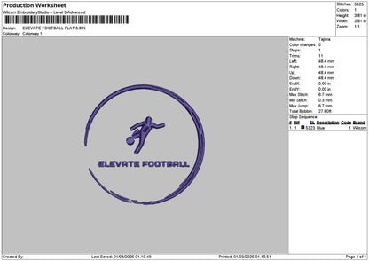 Elevatetext Flat Puff Embroidery 2 Files