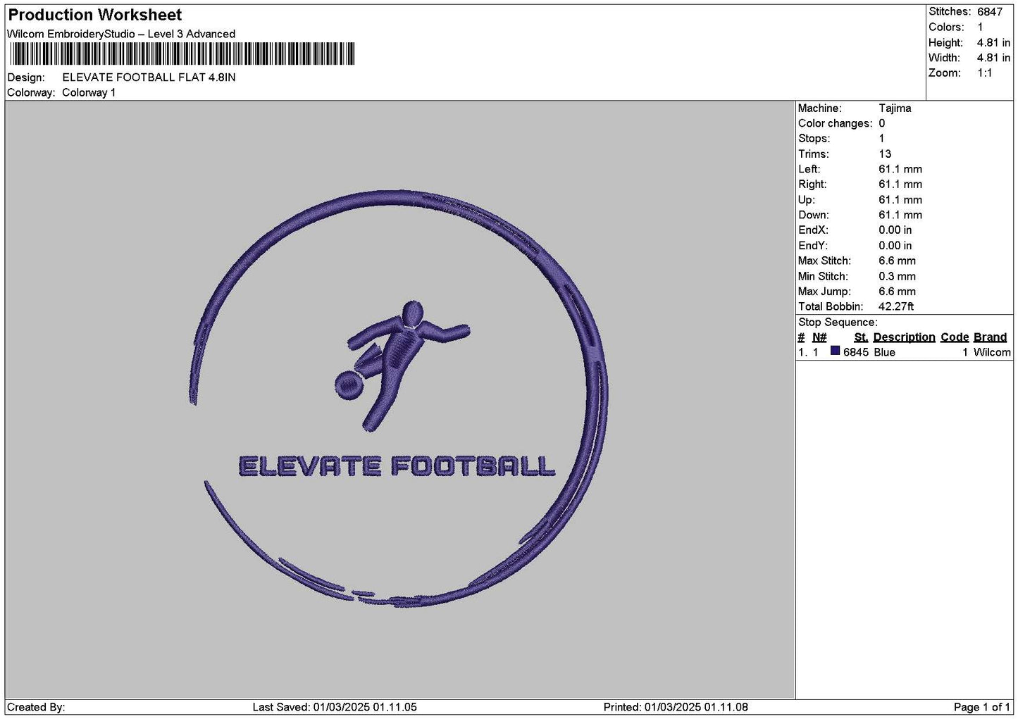 Elevatetext Flat Puff Embroidery 2 Files