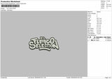 EL FLACO Embroidery File 6 sizes
