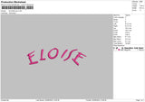 Junetext Embroidery File 6 sizes