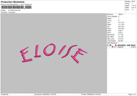 Junetext Embroidery File 6 sizes